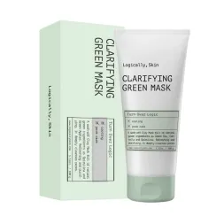 Очищувальна маска з глиною та спіруліною Logically, Skin Clarifying Green Mask