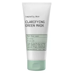 Очищувальна маска з глиною та спіруліною Logically, Skin Clarifying Green Mask