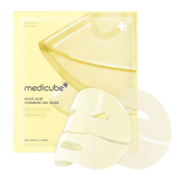 MEDICUBE Kojic Acid Turmeric Brightening Gel Mask - Освітлювальна гідрогелева маска з койєвою кислотою та куркумою