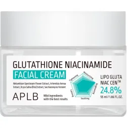 Крем для вирівнювання тону шкіри з глутатіоном і ніацинамідом APLB Glutathione Niacinamide Facial Cream