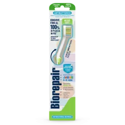 Biorepair, Curve Junior 6-12 Anni Medium Soft, дитяча зубна щітка, середньо-м'яка