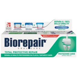 Зубна паста BioRepair Total Protective Repair Повна Охорона|Pelna Ochrona| 75 мл (Без Фтору)
