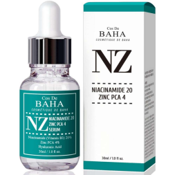 Cos De BAHA - NZ Niacinamide 20 Zinc PCA 4 Serum - Сироватка для обличчя з цинком 4% та ніацинамідом 20% - 30ml
