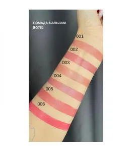Помада-бальзам для губ Glossiness Lipstick Balm Bogenia BG750 ( Nude Rose)