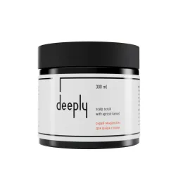Скраб для шкіри голови deeply scalp scrub with apricot kernel