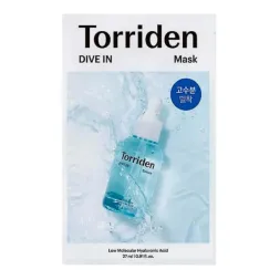 Зволожуюча маска з низькомолекулярною гіалуроновою кислотою Torriden Dive In Low Molecule Hyaluronic Acid Mask Pack 27 мл