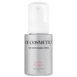 Мікробульбашкова сироватка з ретинолом та колагеном VT COSMETICS RETINOL COLLAGEN PINK MICRO BUBBLE SERUM 70 ml